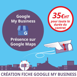 Fiche Google My Business avec présence sur Google Maps