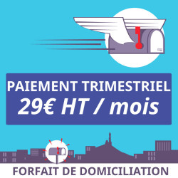 Domiciliation d'entreprise à Marseille 5ème (3 mois)